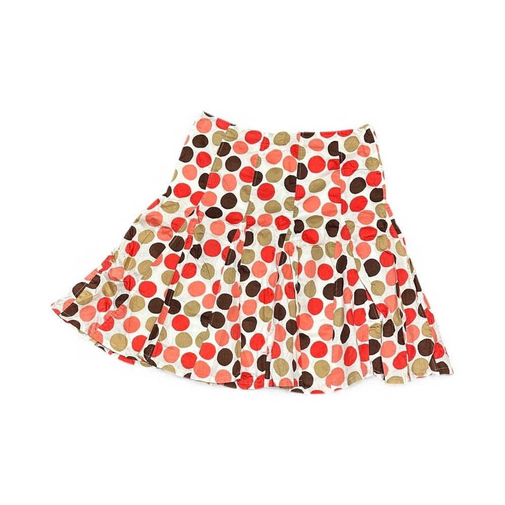 Cato Polka Dot Flared Skirt - Multicolor